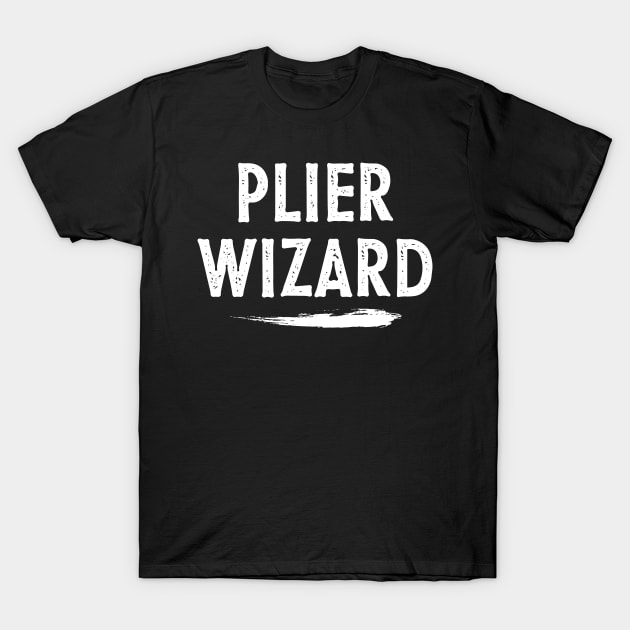 Plier Wizard T-Shirt by Nice Surprise